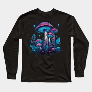 Cottagecore Goth Fairycore Mushroom Men Women Mushroom Long Sleeve T-Shirt